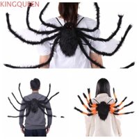 Túi đôi cánh nhện KINGQUEEN, Dây đeo đầy màu sắc Mặt nạ nhện sang trọng, Quà tặng Ba lô lớn Điều trị hoặc Túi lừa Trang trí nhện Cô gái