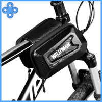 Túi đôi Wild Man vân cacbon treo khung xe đạp