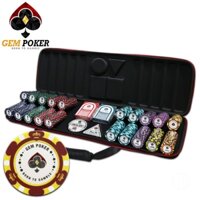 TÚI DU LỊCH 500 CHIP POKER PHỈNH CLAY 14G 3 TONES - BIGBANG®