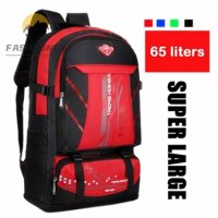 Túi du lịch FASHYUNER, Ba lô 65L dung tích lớn, Ba lô hành lý chống mài mòn in chống nước nóng ngoài trời