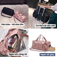 Túi du lịch lớn có ngăn để giày tiện lợi túi du lịch xách tay có dây đeo chéo