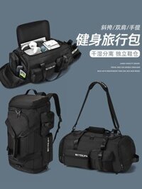 tui du lich nho Túi xách tay đi công tác đường ngắn, ba lô nam, túi du lịch xách tay, túi hành lý ký gửi dung lượng lớn, túi đựng đồ tập thể dục balo du lịch cỡ lớn túi phượt