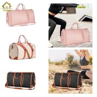 Túi Duffle Da PU Đa Năng Nhẹ Mang Theo Túi Tote Đeo Vai Túi Xách Kinh Doanh Túi Du Lịch Đi Bộ Đường Dài