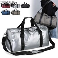 Túi Duffle TINEMIN, có ngăn giày Túi du lịch chống nước, Túi xách cầm tay tối giản dung tích lớn Huấn luyện bơi lội