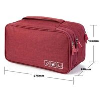 Túi đựng áo ngực đồ lót dododios chống thấm nước tiện lợi khi đi du lịch - Hàng chính hãng cao cấp - Đỏ Đồ Lót