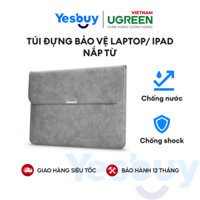 Túi đựng bảo vệ iPad bằng da, lót lông chống sốc, kích thước 9.7 inch, 13.3 inch, 15.4 inch UGREEN LP187
