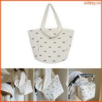 Túi Đựng Bỉm Đính Nơ Dễ Thương