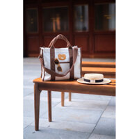 Túi đựng bỉm sữa thêu gấu