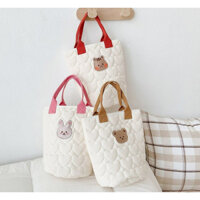 Túi đựng bỉm sữa xuất Hàn trần trái tim