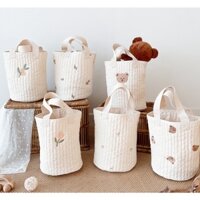 Túi đựng bỉm/sữa cho bé phong cách Hàn cao cấp