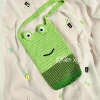 Túi đựng bình giữ nhiệt/ Túi đựng bình nước hoạt hình [ ếch ]Gen xyz