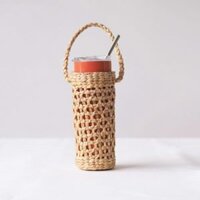 Túi Đựng Bình Nước Giữ Nhiệt Handmade Là Xanh