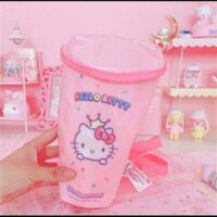TÚI ĐỰNG BÌNH NƯỚC THIẾT KẾ MẪU HELLO KITTY CAO CẤP