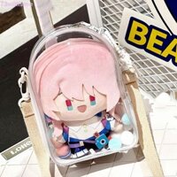 Túi đựng búp bê Cotton WILLISME, Túi trưng bày búp bê Cotton đi ra ngoài, Túi ngủ búp bê chống bụi Di động trong suốt Túi đựng búp bê sang trọng Quà tặng trẻ em