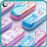 Túi đựng bút APPEAR Anna Elsa, Túi đựng bút dây kéo bông tuyết chống bụi bẩn, Hộp đựng bút chì EVA tinh tế chống nước hoạt hình cho bé gái