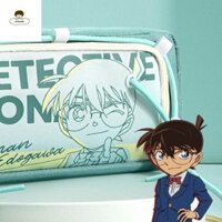 Túi đựng bút chì hoạt hình STYLESTUDIO, Túi đựng văn phòng phẩm thám tử Conan dung tích lớn, Thời trang Anime Học sinh Đồ dùng văn phòng Hộp đựng bút chì cho bé gái