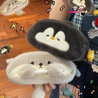 Túi đựng bút chì rái cá nhỏ dễ thương Hộp đựng văn phòng phẩm rái cá biển dung tích lớn Hộp bút chì sang trọng chim cánh cụt dễ thương Hộp đựng văn phòng phẩm học sinh Hộp đựng văn phòng phẩm mông chim cánh cụt giá trị cao Hộp đựng văn phòng phẩm trẻ em