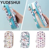 Túi đựng bút chì YudhUI, Túi đựng bút hoạt hình dung tích lớn, Quà tặng học sinh Mickey Minnie Pencil chất lượng cao