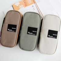 Túi Đựng Bút Dung Tích Lớn Kiểu Nhật  Xách Tay  Túi Đựng Văn Phòng Phẩm  Tiểu Học Vải Bố Cho Nam Túi Đựng Bút Chì