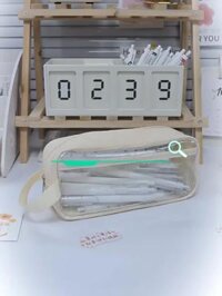 Túi Đựng Bút Hình Ảnh Dung Tích Lớn Trong Suốt Đơn Giản ins Hộp Văn Phòng Phẩm Dành Cho Học Sinh Trung Học Cơ Sở Và Trung Học Phổ Thông Hộp Bút Chì Dành Ch