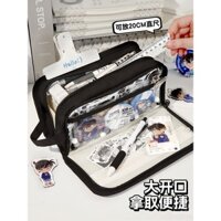 Túi đựng bút i-Pain phổ biến, hộp bút anime Pain 2025 mẫu mới cho bé trai, kiểu dáng cao cấp, hộp văn phòng phẩm ẩn giấu, hộp bút DIY cho bé trai trung học cơ sở, dung tích lớn, hộp bút trong suốt đơn giản 2025 lưu trữ