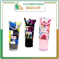 Túi đựng bút vải đứng Hồng Hà 509 (3707) - Giao màu ngẫu nhiên