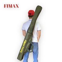 Túi đựng cần câu máy 3 ngăn cao cấp siêu rộng FIMAX- 1m25/1m45/1m65 - Túi đựng cần 2 khúc vải cao cấp chống nước