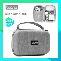Túi đựng cáp sạc laptop điện thoại hộp đựng phụ kiện công nghệ form cứng size lớn Baona (Boona) F015 F016 - F011 - F029