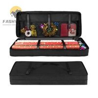 Túi đựng cây thông Noel FASHYUNER, Hộp đựng đồ trang trí Giáng sinh dung lượng lớn màu trơn, có tay cầm gia cố Túi đựng giấy gói vải gấp