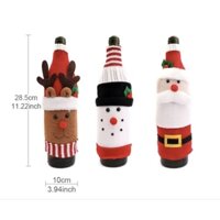 Túi đựng chai rượu vang trang trí giáng sinh ( hàng có sẵn)