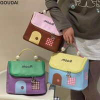 Túi đựng chăm sóc da GOUDAI Hộp đựng đồ vệ sinh hoạt hình ngoài trời