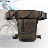 Túi đựng chân thả BEYONDAY, Thắt lưng hông nam Fanny Pack, Du lịch đi bộ đường dài Vải đeo vai Túi đùi