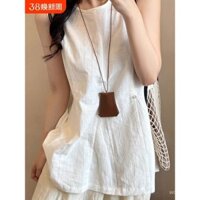 Túi đựng chìa khóa mini bằng da đeo cổ Vòng cổ thời trang đơn giản dễ phối đen dáng dài Hàn Quốc ins2024 mẫu mới nữ