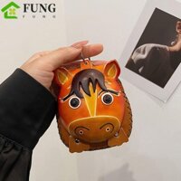 Túi đựng chìa khóa xe FUNG, Túi đựng chìa khóa Mini ngựa Pony chất lượng cao, Túi đựng chìa khóa bỏ túi cung hoàng đạo Kawaii di động phổ thông