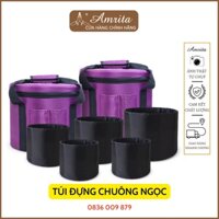 Túi đưng chuông ngọc – Túi chống sốc cho chuông ngọc thạch anh – chuông xoay ngọc – Amrita