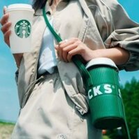 Túi đựng cốc Starbucks Thiết kế cốc Hàn Quốc Túi xách túi đeo chéo mini cho nữ