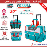 Túi dụng cụ kéo cán cứng 20 inch, vali đồ nghề 19 ngăn TOTAL THRRTB2012 tải tối đa 20kg (Đồ nghề)