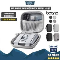 Túi Đựng Điện Thoại 12x9x4 Boona Đựng Chuột Sạc Dự Phòng Hộp Đựng Tai Nghe Dây Sạc Phụ Kiện Đồ Công Nghệ Laptop Tavet