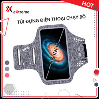 Túi đựng Điện Thoại chạy bộ tới 6.5 Inch Bao đeo tay chạy bộ ,Tập thể dục eXtreme TB101 Kháng nước, chống thấm, có jack cắm tai nghe phù hợp điện thoại - Hàng chính hãng - Xám nhạt