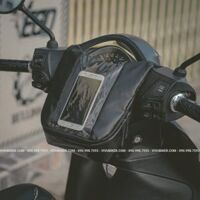 Túi đựng điện thoại chống nước chiều dọc treo đầu xe máy cảm ứng