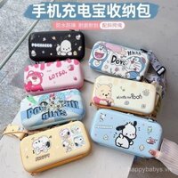 Túi đựng điện thoại thời trang - Túi lưu trữ sạc dự phòng, túi đeo chéo cho cáp dữ liệu điện thoại, túi đựng ổ cứng, túi di động cho camera CCD 2.5inch