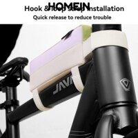 Túi đựng điện thoại xe đạp HOMEIN, Túi đựng xe đạp nhẹ có thể điều chỉnh, Túi đựng xe đạp đường trường MTB bền bỉ dung tích lớn di động ngoài trời