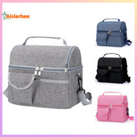 Túi đựng đồ ăn trưa cách nhiệt Aislerbee 8.4L Túi giữ nhiệt với màng nhôm hai lớp Bộ làm mát chống rò rỉ Dây đeo vai có thể điều chỉnh Hộp Tote thực phẩm nhẹ để làm việc Trường dã ngoại