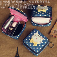 Túi đựng đồ cho học sinh Dễ thương hoạt hình đựng Băng vệ sinh