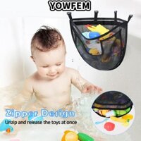 Túi đựng đồ chơi tắm YOWFEM, có giỏ đựng lưới móc, Hộp đựng đồ chống nấm mốc thoáng khí chất lượng cao tại nhà