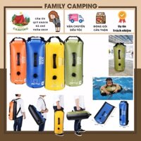 Túi đựng đồ chống nước túi đa năng, balo chống nước hỗ trợ làm phao bơi có quai đeo 30L