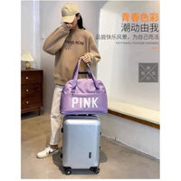 Túi đựng đồ du lịch chữ PINK cao cấp