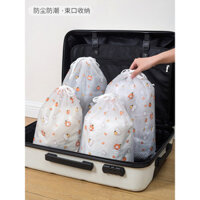 Túi đựng đồ giặt bẩn trong suốt có dây rút cho trẻ em, túi đựng đồ chơi, khăn tắm, đồ giặt ướt, túi chống nước