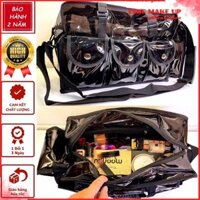 Túi Đựng Đồ Make Up Chuyên Nghiệp Đen Trong Suốt MS 002488 [ TIME MAKE UP ]