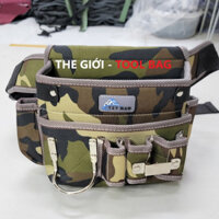 Túi Đựng Đồ Nghề Đeo Hông TZY -T03 , May Bố Ép Muoss Dầy Dặn Chịu Tải Tốt